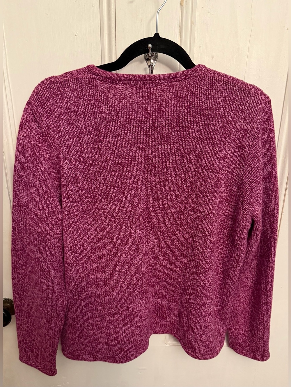 L.L.Bean 100% Cotton Cardigan Sweater – Large Petite - Picture 4 of 4